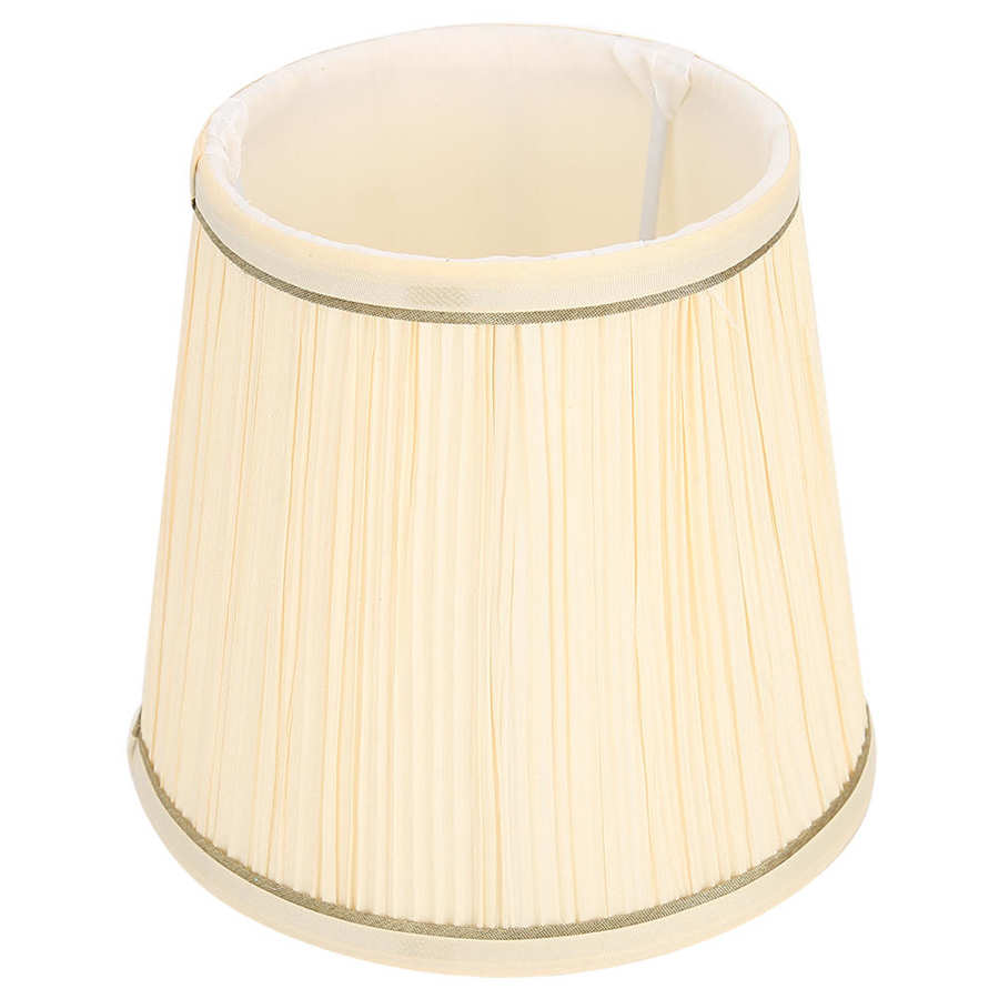 6 Pcs Chandelier Lamp Shades - Mini Cloth Shades For Crystal Clip-On Bulbs, Modern Home Lighting Decor