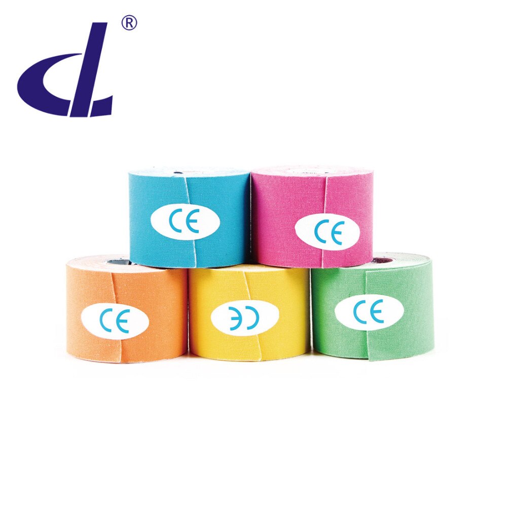 [Original Fabrik] 15 Farbe Kintape Kinesiologie band Baumwolle Elastische Athlet Physiotherapie Verband Für fahrrad Muscle Pain Relief