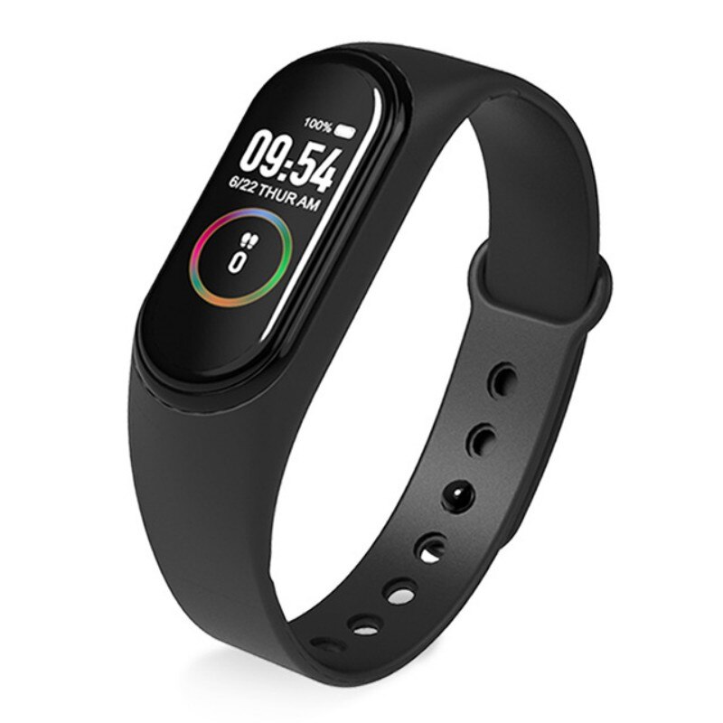 Bracelet podomètre intelligent, moniteur de pression artérielle et de fréquence cardiaque, bracelet de suivi sportif, montre de fitness, podomètre de sport b: B