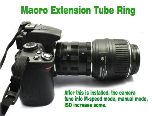 Extension Tube Macro Ring voor Pentax K-mount Lens K-5/K-7/K-X/K-r K-01 K-30 K110D K50