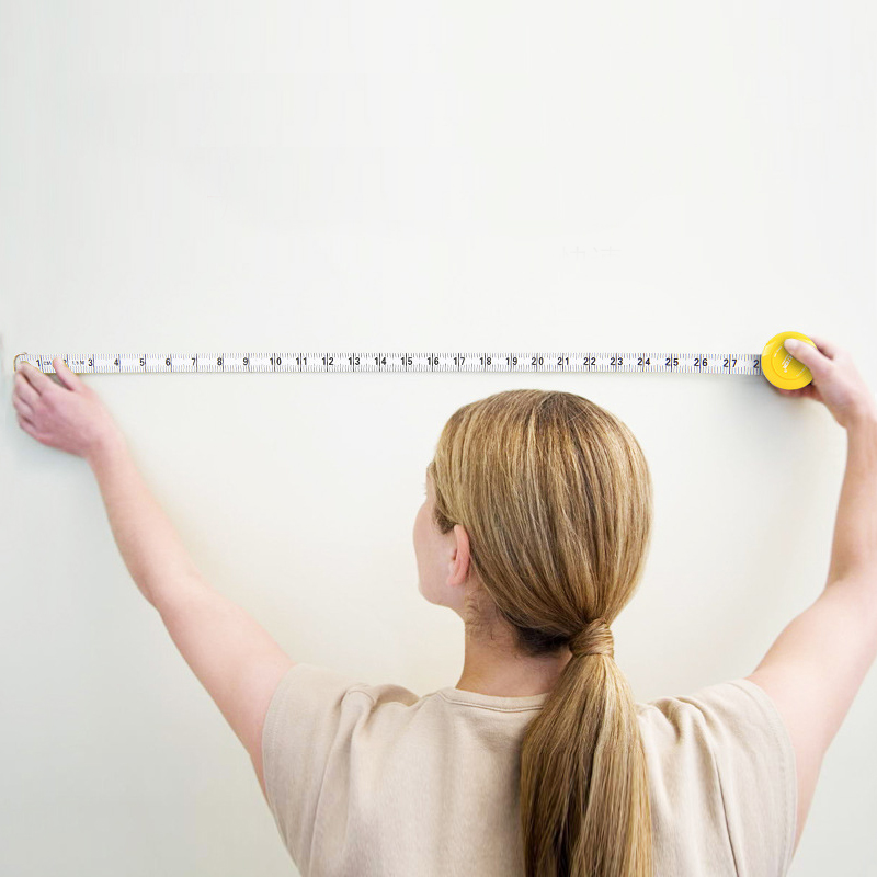 LMDZ 1Pcs 150cm/60inch Mini Retractable Portable Ruler Tape Measure Children Height Ruler Centimeter Inch Roll Tape Sewing Tools