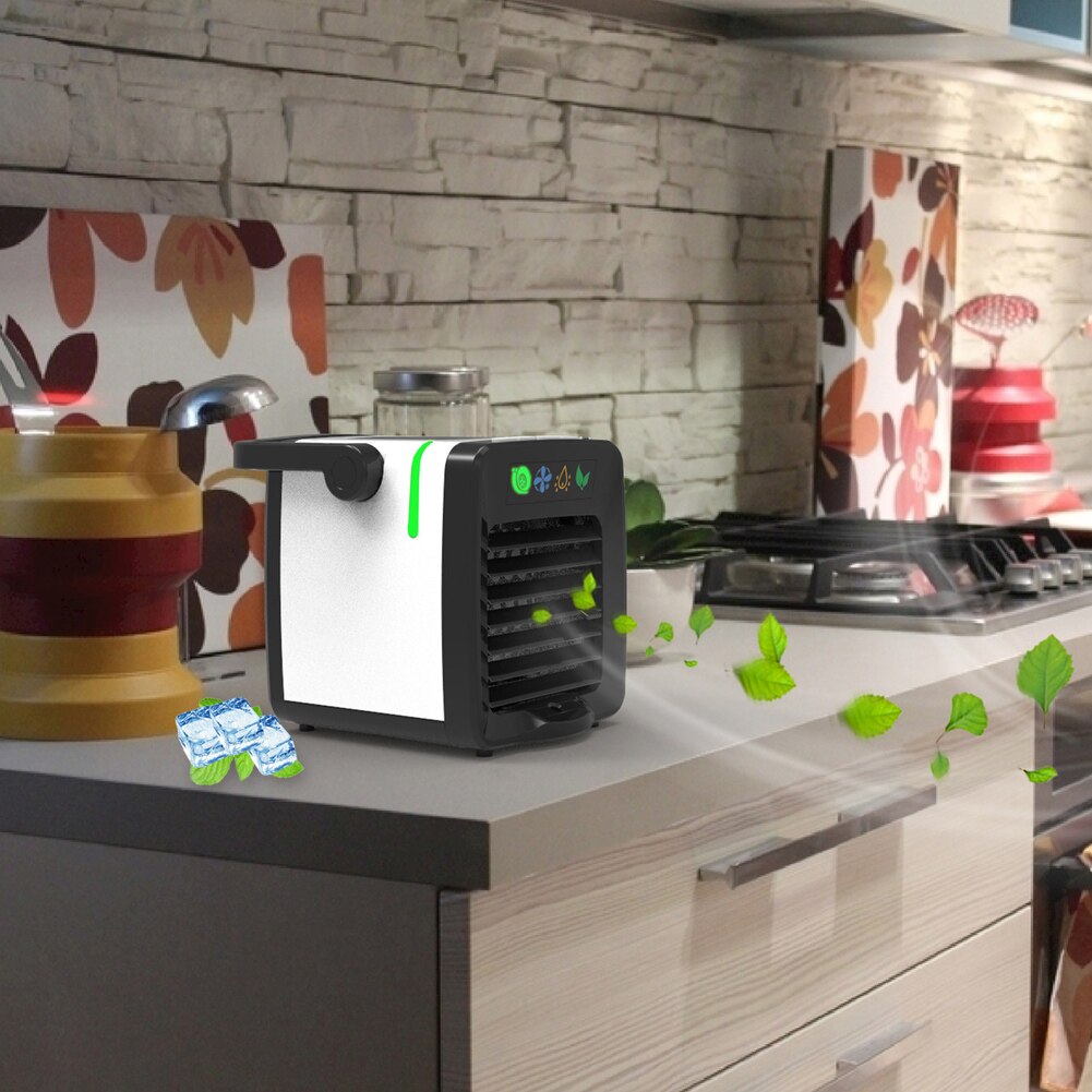 Mini desktop klimaanlæg blæser bil aromaterapi maskine multifunktionel hjemmebefugter luftkøler sommer vigtigt