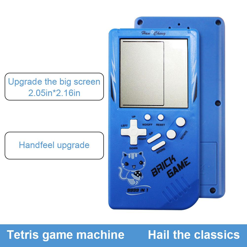 Tetris spelcomputer klassiek nostalgisch speelgoed kinder handheld spelcomputer puzzel geluidsspel speelgoed