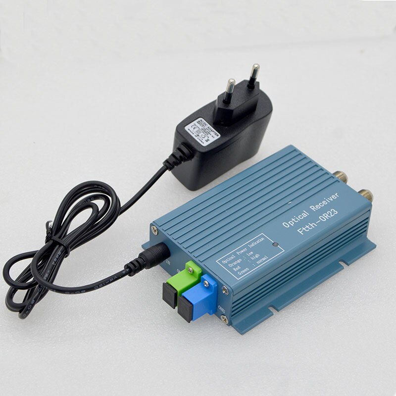 Receptor óptico FTTH CATV, convertidor WDM de fibra óptica de alto nivel, conector dúplex SC APC, Mini modo con 2 salidas RF pulgadas,: SC UPC APC