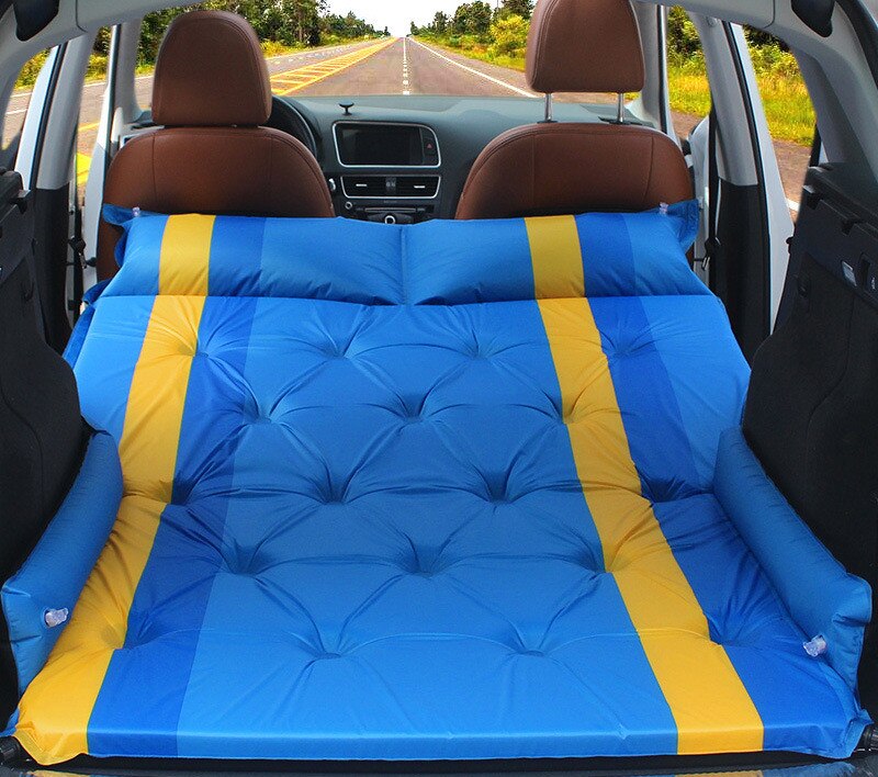 Auto Multi-Functie Automatische Opblaasbare Lucht Matras Suv Speciale Luchtbed Auto Bed Volwassen Slapen Matras Auto Reizen Bed: F