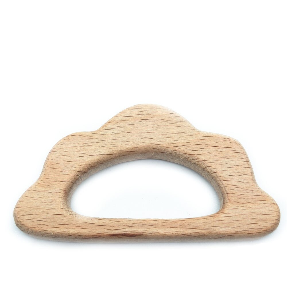 Juguetes de gimnasio para bebé DIY, colgante de collar de madera, juguetes de mordedor de madera de alimentaria, juguetes de dentición de madera: B