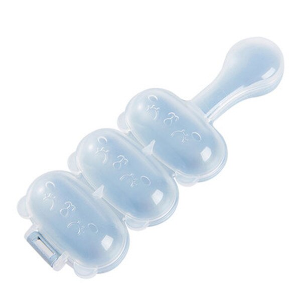 OYOREFD Onigiri Mold Kitchen DIY Riceball Maker Ball Shape Sushi Maker Baby Rice Ball Molds Kitchen Gadget Sets: Blue