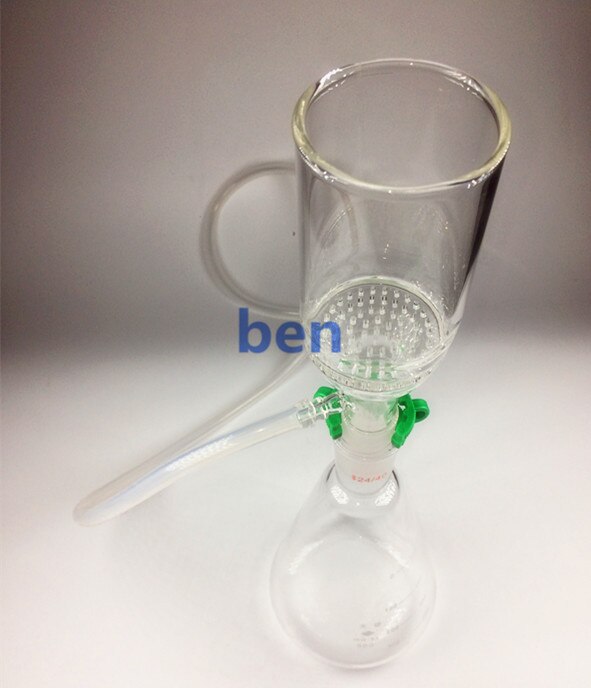 250ml,24/40,Suction Filtration Device,47mm Buchner Funnel & 250ml Litre Erlenmeyer Flask