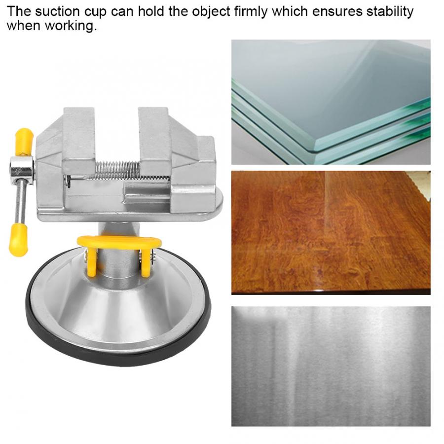360 grader rotation skruestik sugekop bordskrue reparationsværktøj bord skruestik mini skruestik
