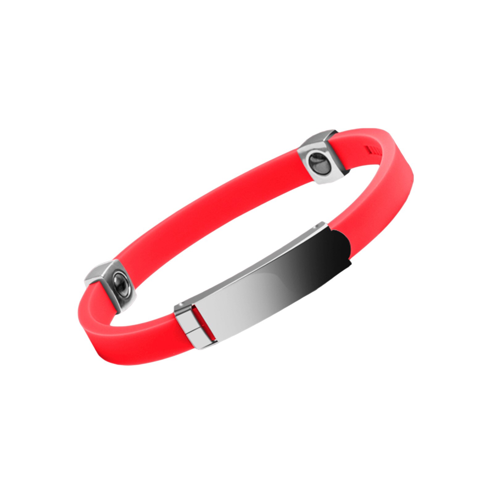 Volwassenen Armband Anti-Statische Siliconen Armband Hand Chain Pols Band Pols Accessoires Voor Vrouwen Mannen: Rose Red