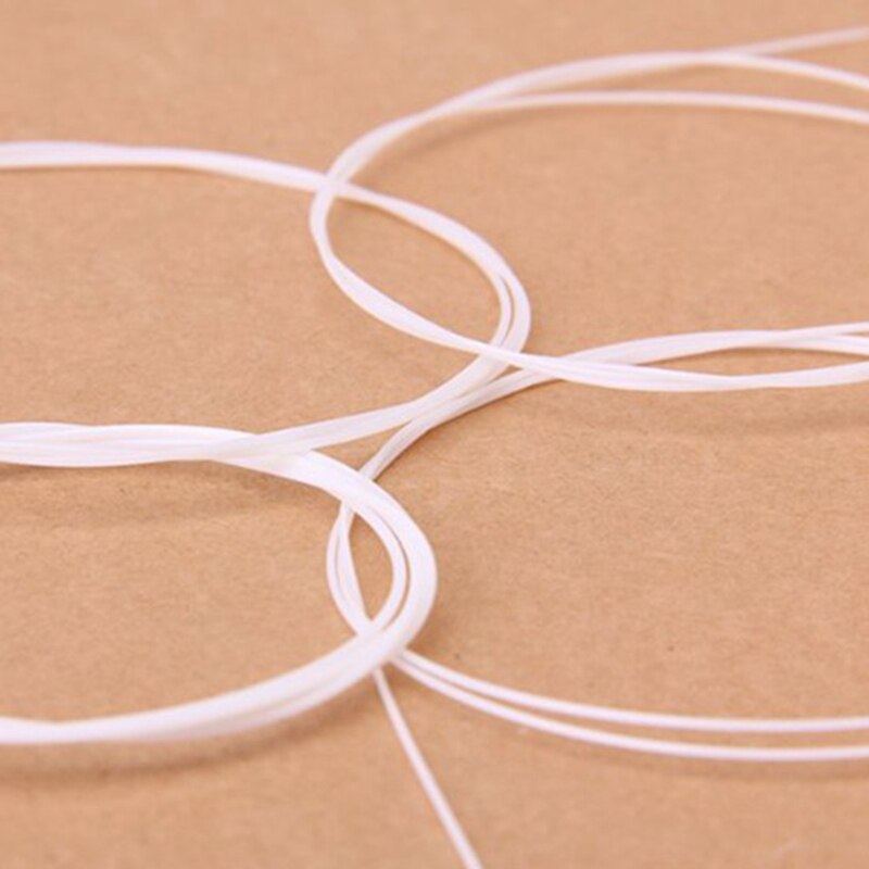 8Pcs White Nylon Ukulele String Set