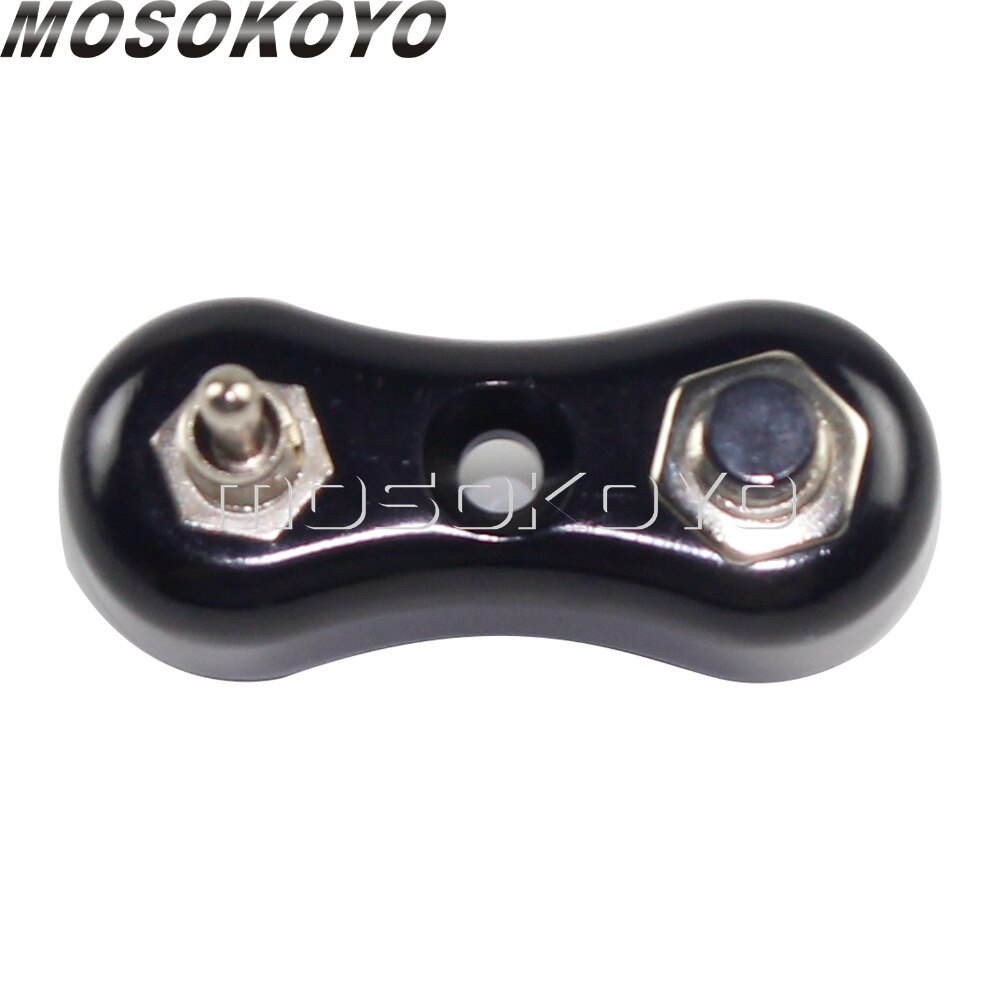 CNC Aluminum Black Mini Handlebar Switch Button Cafe Racer On/Off Switch 7/8" 1" Bar for Harley Chopper Bobber XS650 22/25mm