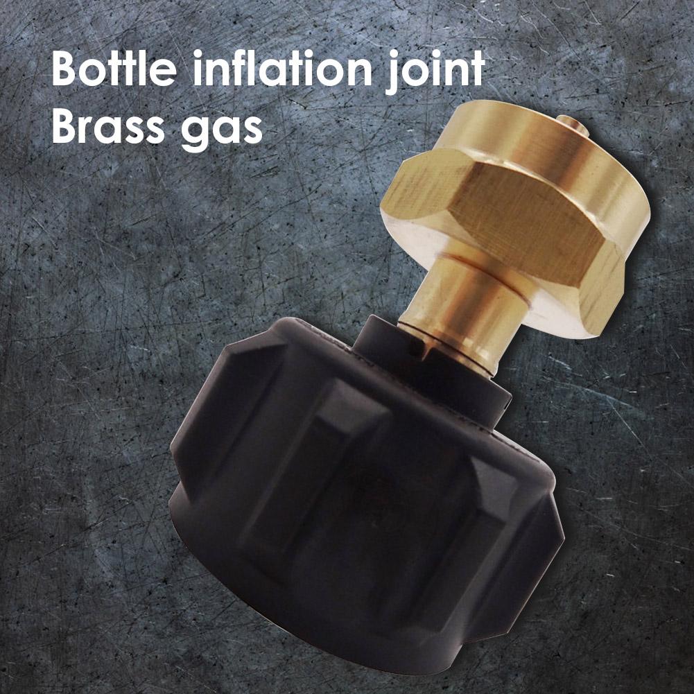 Regulator Valve Propane Refill Adapter for Steel Propane Cylinder with QCC1