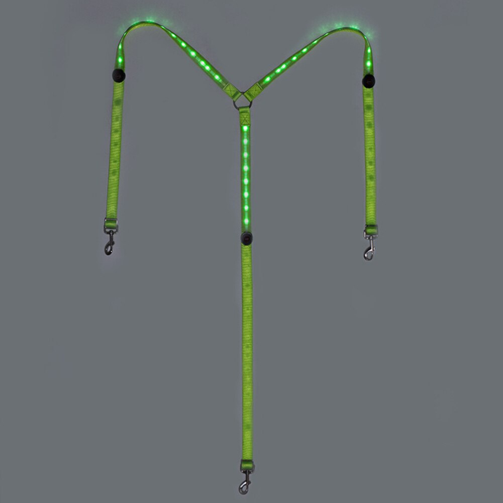 Adjustable Length Nylon Webbing Equitation Cool Outdoor Equestrian LED Horse Harness Riding Equipment Night Visible Breastplate