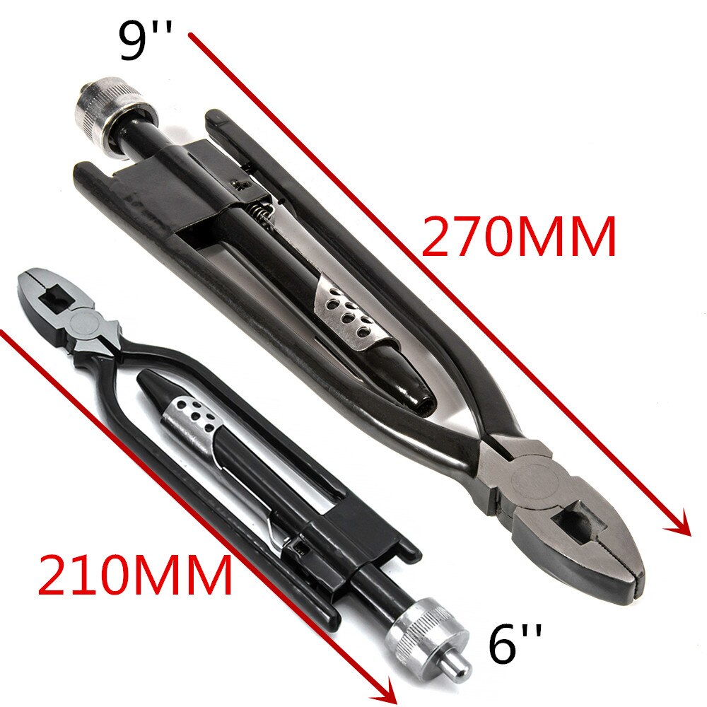 Alicates de alambre de seguridad de 6 ''/9'', pinzas de alambre de Twister de seguridad de alta resistencia y resorte de retorno, Ideal para alambre trenzado rápidamente