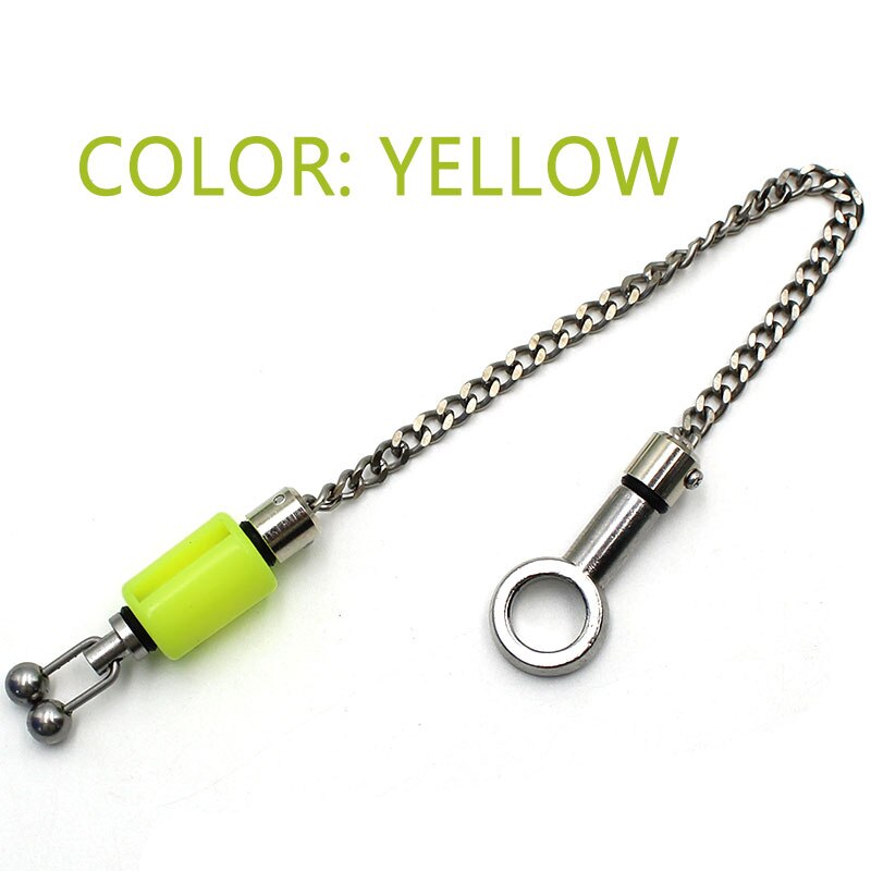 Spoel Vissen Alarm Indicator Swinger Karpervissen Nylon Belangrijkste Lijn Accessoires Karper Lijn Clip Voor Karper Hengel End Tackle: Yellow