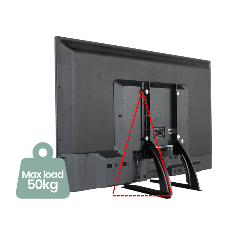 Universal TV Stand Legs TV Feet for 14 to 42 inch LCD/LED/OLED/Plasma TVs, Table Top Replacement TV Stand for Flat&amp;Curved Screen