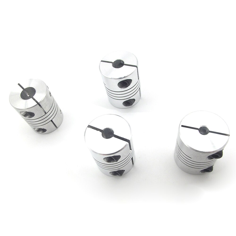 4PCS 12X6.35MM D25L30 Aluminum Z Axis Flexible Coupling For Stepper Motor Coupler Shaft Couplings 3D Printer Parts Accessory