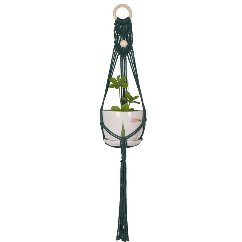 Filet mural suspendu en macramé pour plantes, panier pour Pots de fleurs faits à la main, décoration pour la maison, le jardin, le balcon