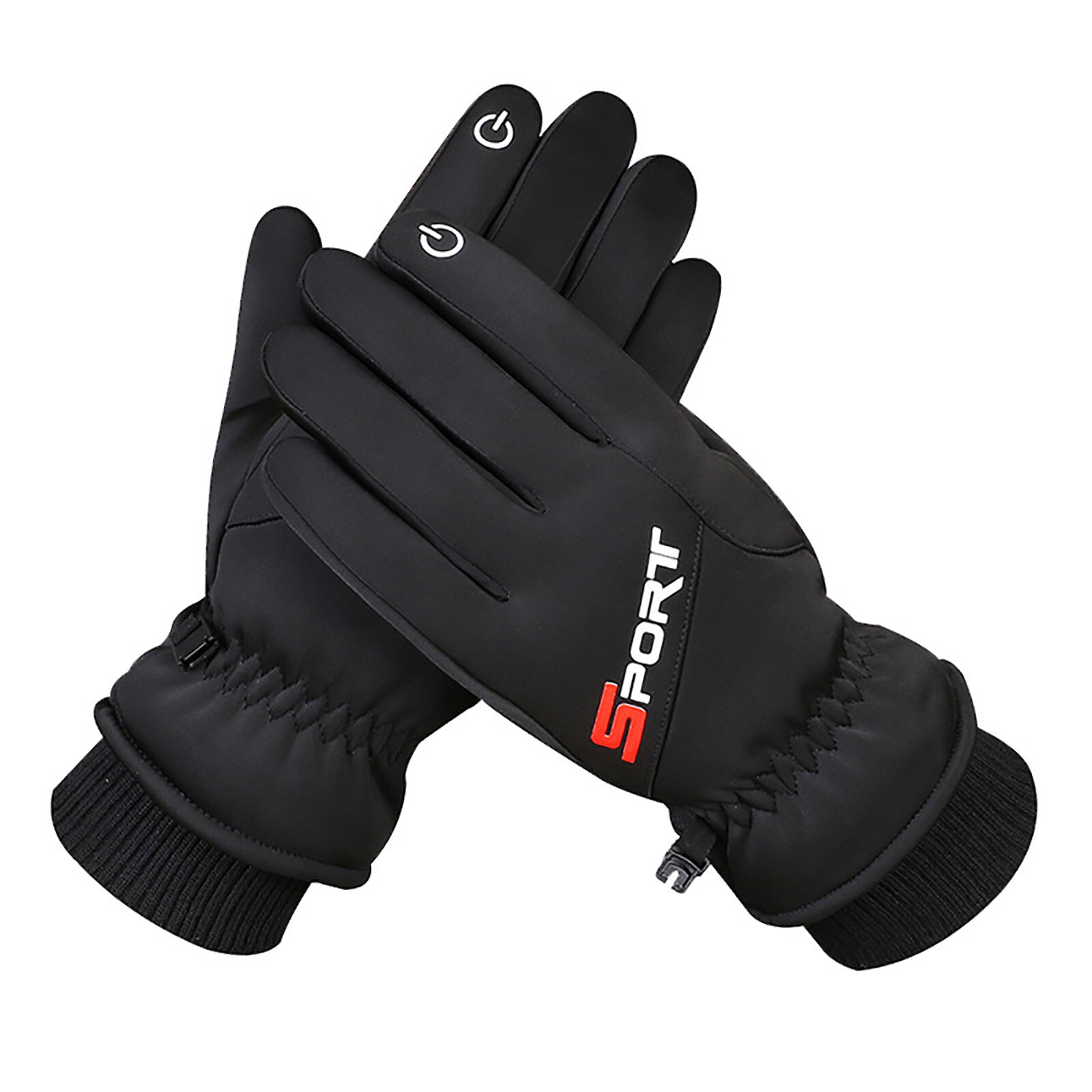 Uomo donna inverno caldo antivento guanti schermo termico guanti guanti teledita guanti caldi moto inverno autunno guanti da bici: A