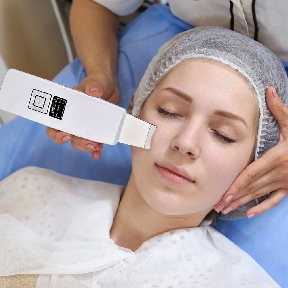 Limpiador Facial ultrasónico recargable, limpiador Facial, eliminación de espinillas por vibración, herramientas exfoliantes para limpieza de poros
