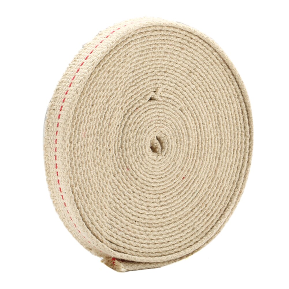 1 st. witte 4.5m platte katoenen alcohollonten voor olielampen, branders voor glazen olielampen, accessoires tob