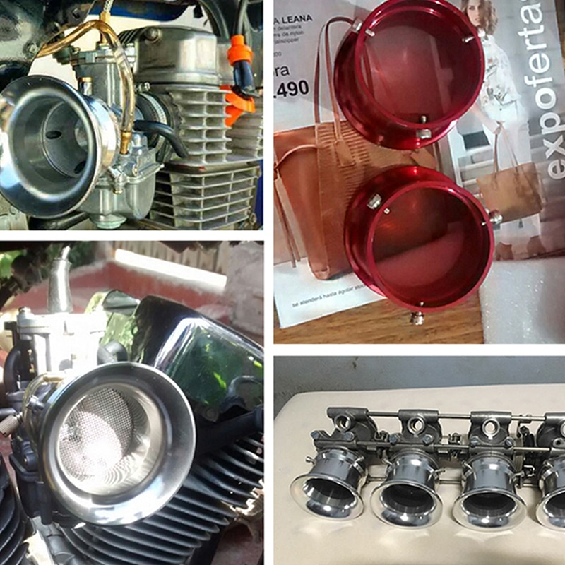 ALconstar-carburateur modifié, 50mm, filtre à Air, tasse et klaxon, 24/26/28/30 PE CVK28/30, adapté à Keihin OKO KOSO PWK