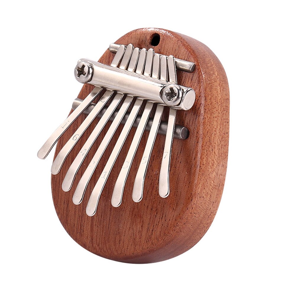Musical Instrumentos Musicales Mahogany Wood Mini 8 Keys Kalimba Musical Instrument Thumb Finger Piano