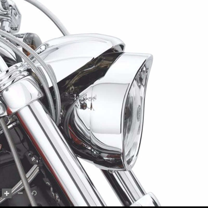 Faduies 5.75 " 5 3/4 in.  vizier stijl koplamp trim ring 69735-05 voor harley sportster 883 xl883 xl1200l dyna softail ijzer 883 xl