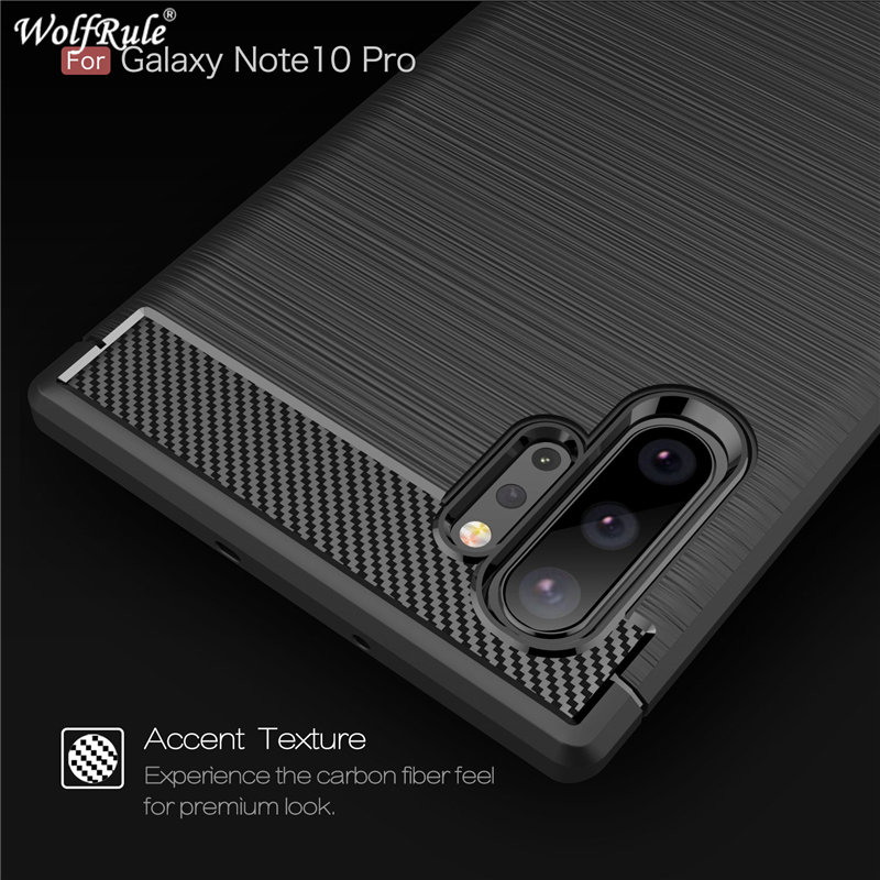 Case Voor Samsung Galaxy Note 10 Plus Case Shockproof Bumper Carbon Fiber Cover Voor Samsung Note 10 Plus Telefoon Case note 10 Plus