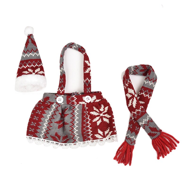 Christmas Wine Bottle Cover Merry Christmas Decor For Home Table Christmas Ornament Year Home Decro Wine Bottle Wrap