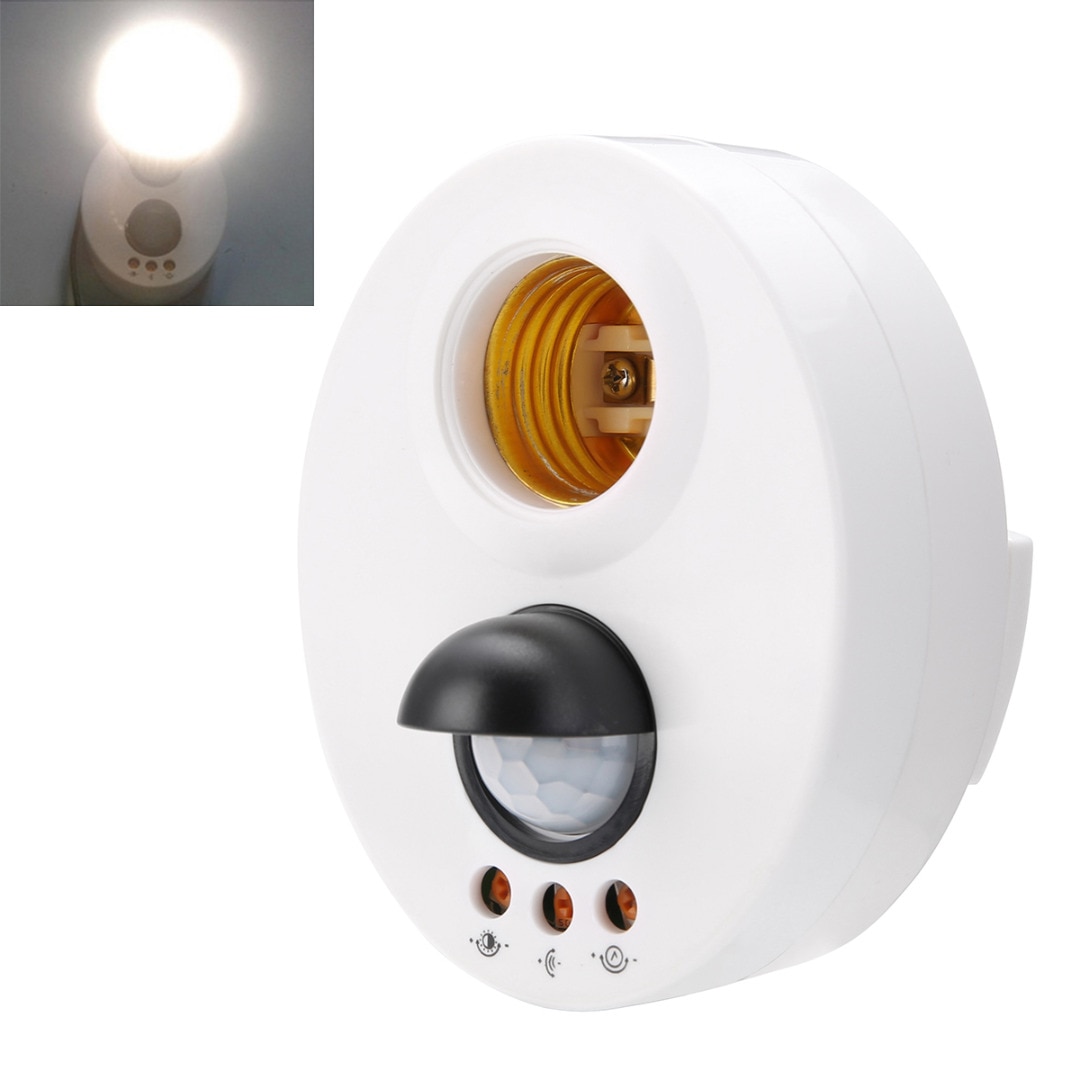 E27 infrarood houder schakelaar bewegingssensor plafondlamp kop instelbare vertraging wandlamp lamphouder schakelaar lichtvoet
