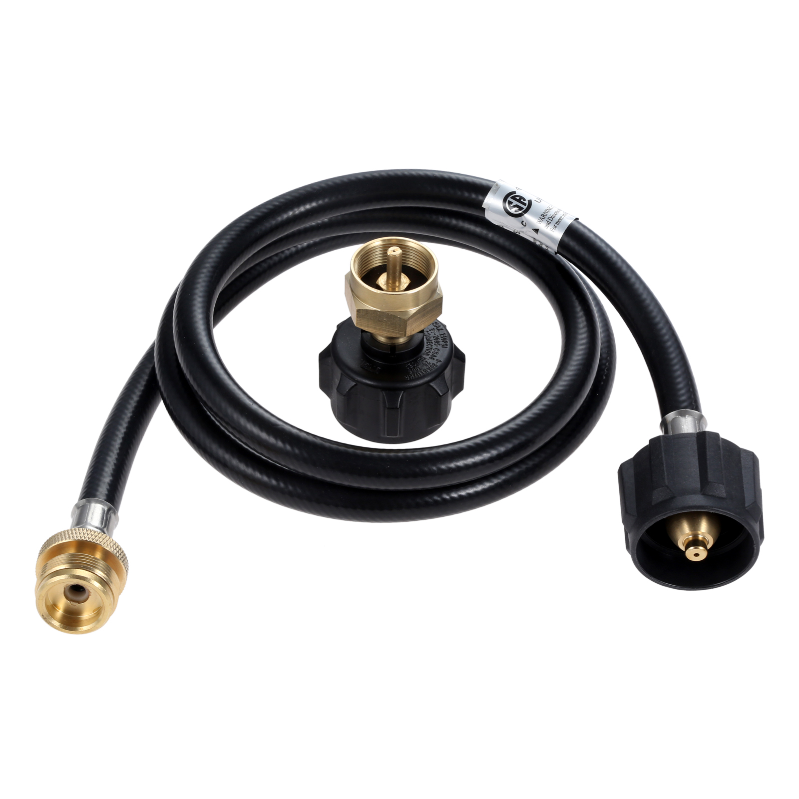 Propane Refill Adapter with Hose Replacement for QCC1/Type1 Tank Connects 1 LB Bulk Portable Appliance to 20 lb Propane Tank