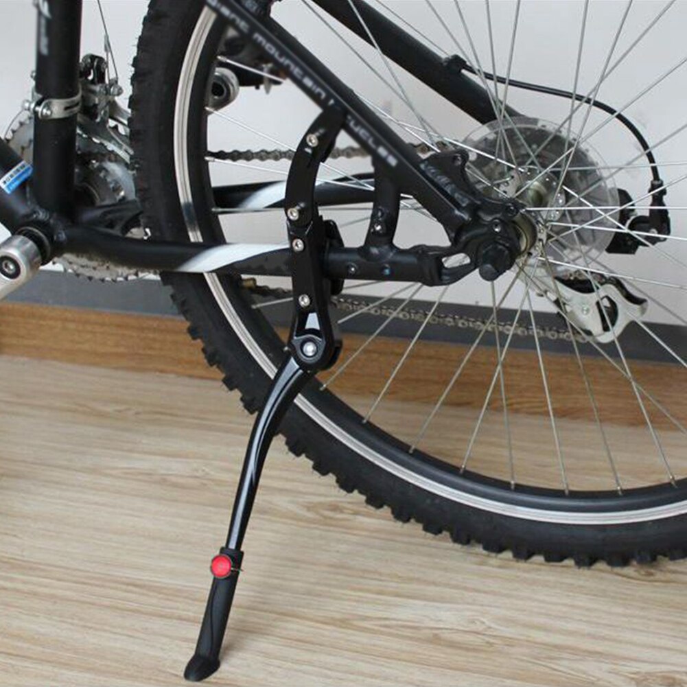 Universal Easy Install Center Mount Single Leg Bike Kickstand Adjustable Mountain Bicycle Foot Stand Aluminum Alloy Outdoor
