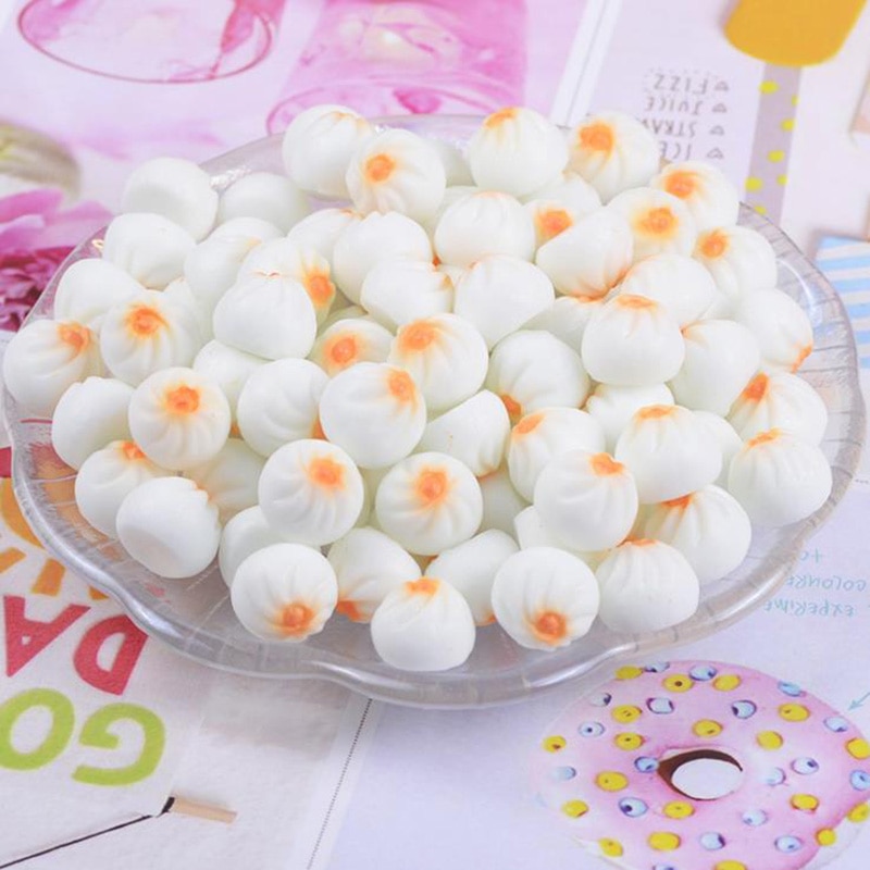10pcs Miniature Dollhouse re-ment food Simulation mini buns for blyth bjd ob11 doll pretend play Kitchen Decor Accessories toys