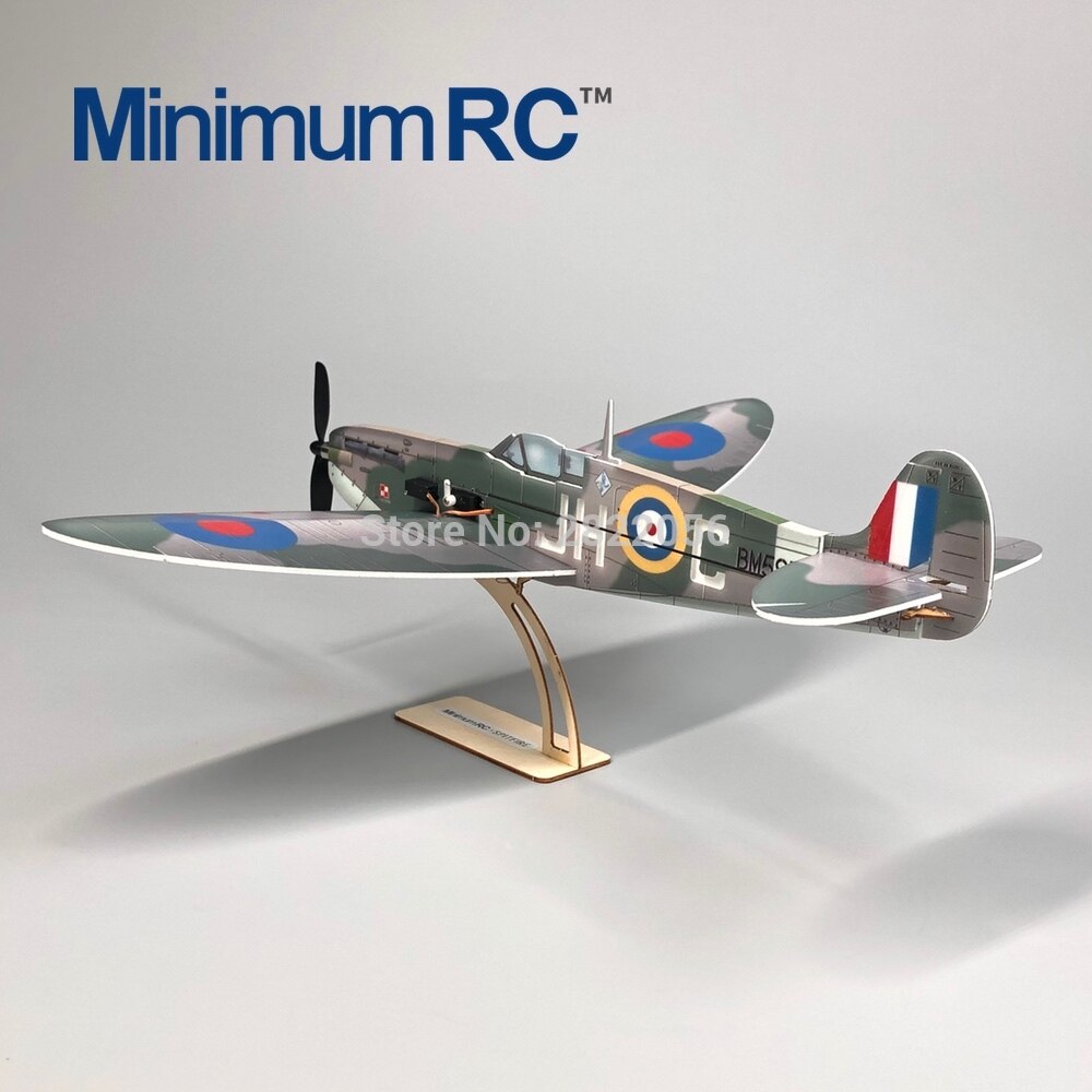 MinimumRC Spitfire 360mm Wingspan 4 Channel Trainer Fixed-wing RC Airplane Outdoor Toys For Children Kids