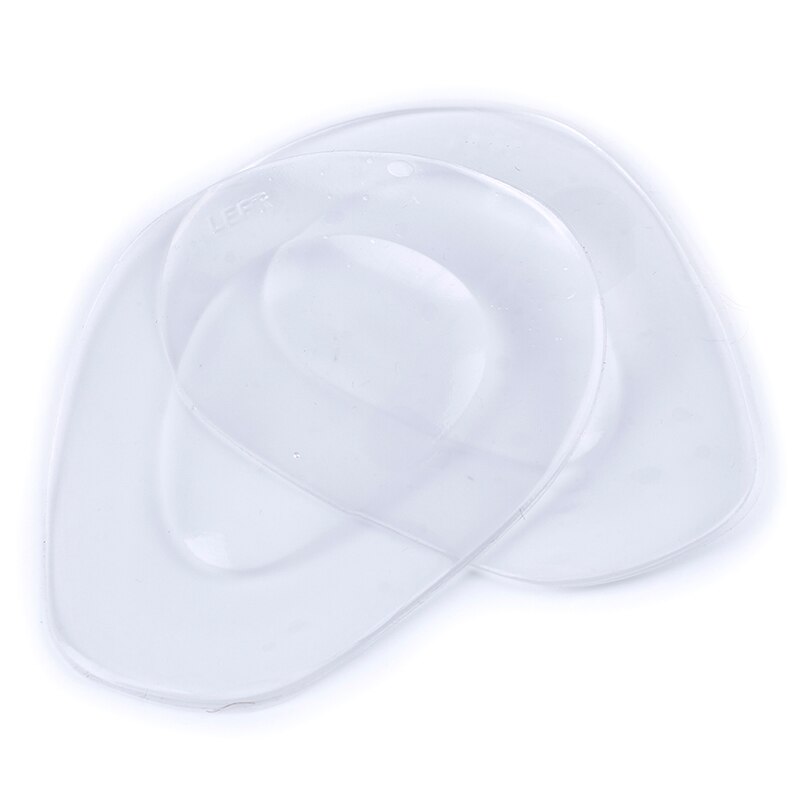1 par de almohadillas transparentes de silicona para medio pie almohadillas de apoyo para arco plantillas para pies de masaje