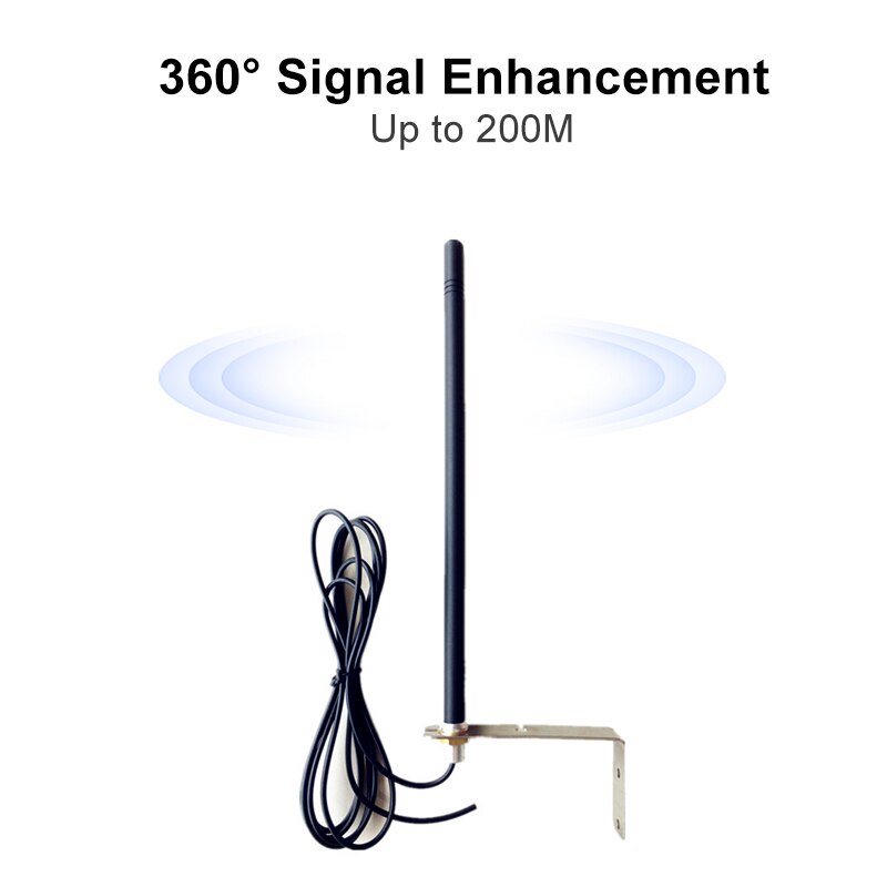 Outdoor 433 MHz Antenna for Gate Garage Radio Signal Booster Wireless Repeater,433.92mhz Gate Control Antenna Up to 250m