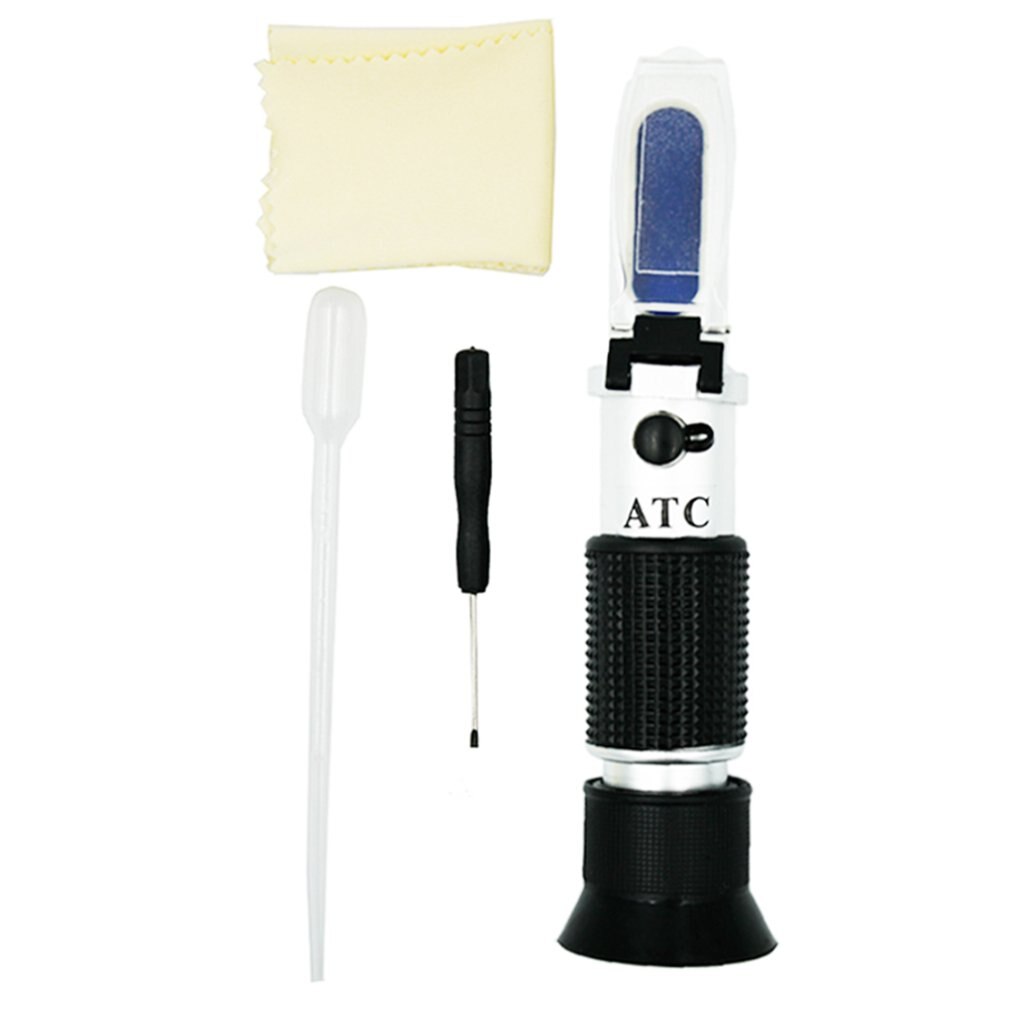 Handheld Portable Size Tester Tool Engine Fluid Glycol Antifreeze Freezing Point Car Battery Refractometer ATC -50~0C 30-35%