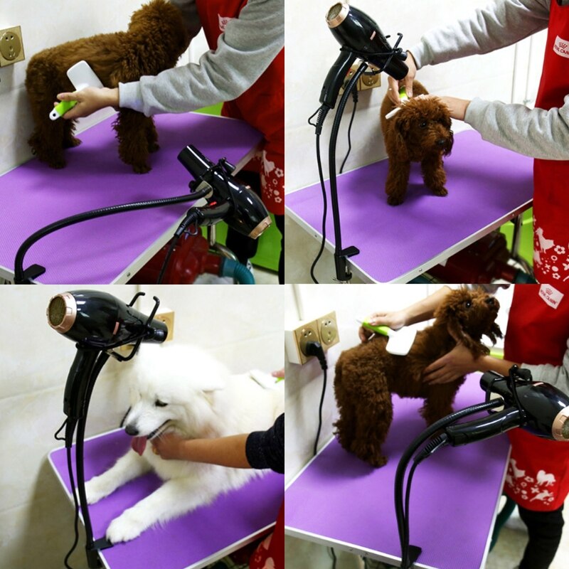 Pet Dog Grooming Table Hair Dryer Stand Holder Fixed Cat Grooming Dryer Support