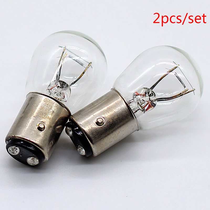 Ensemble d'ampoules jaunes pour voiture, 2 pièces, Bay15D 21/5W, 1157