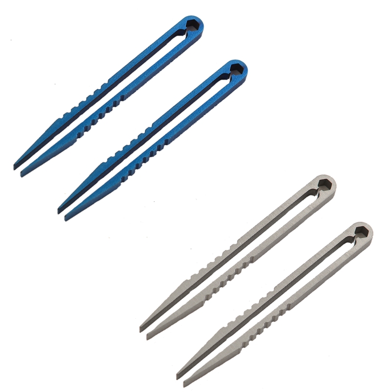 Pinzas M6CF para acampar, herramienta de aleación de titanio, para viajes al aire libre, Camping y senderismo