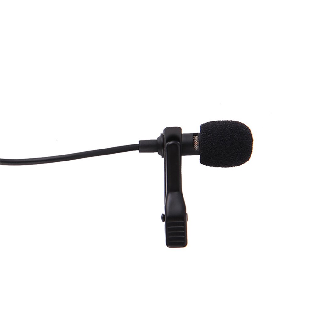 3.5mm Jack Hands-free Mini Wired Condenser Mic Clip-on Lapel Lavalier Microphone for iphone Samsung Smartphone