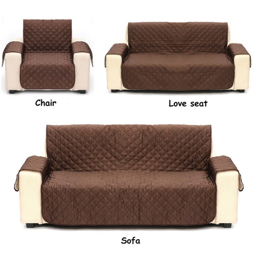 Vandtæt quiltede sofaovertræk til hunde kæledyr børn skridsikker sofa hvilestol lænestole lænestol møbler beskytter 1/2/3 sæder