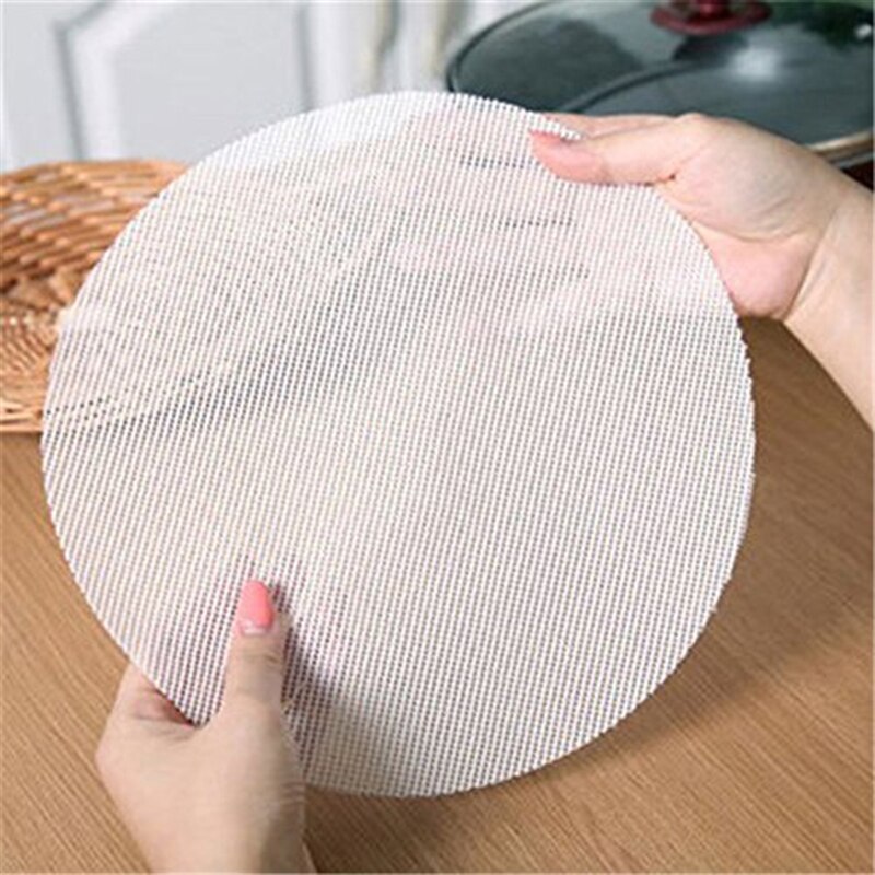 35/40CM Silicone Non-Stick Steamer Dim Sum Kitchen Cooking Steam Mat For Steamer Cooker Stuffed Bun Dumplings Reusable
