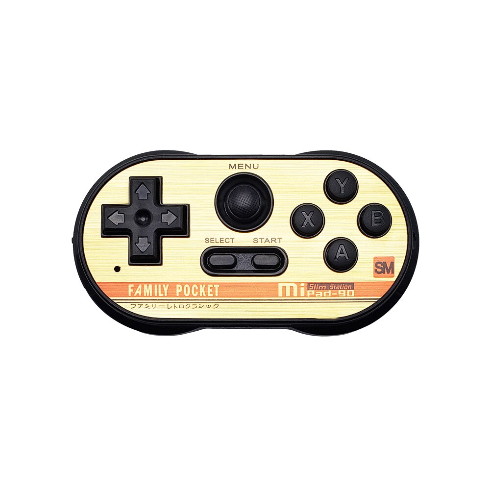 Mando de juegos clásicos MINI, consola de juegos portátil, 8 Bits, Mipad90SM: gold with black