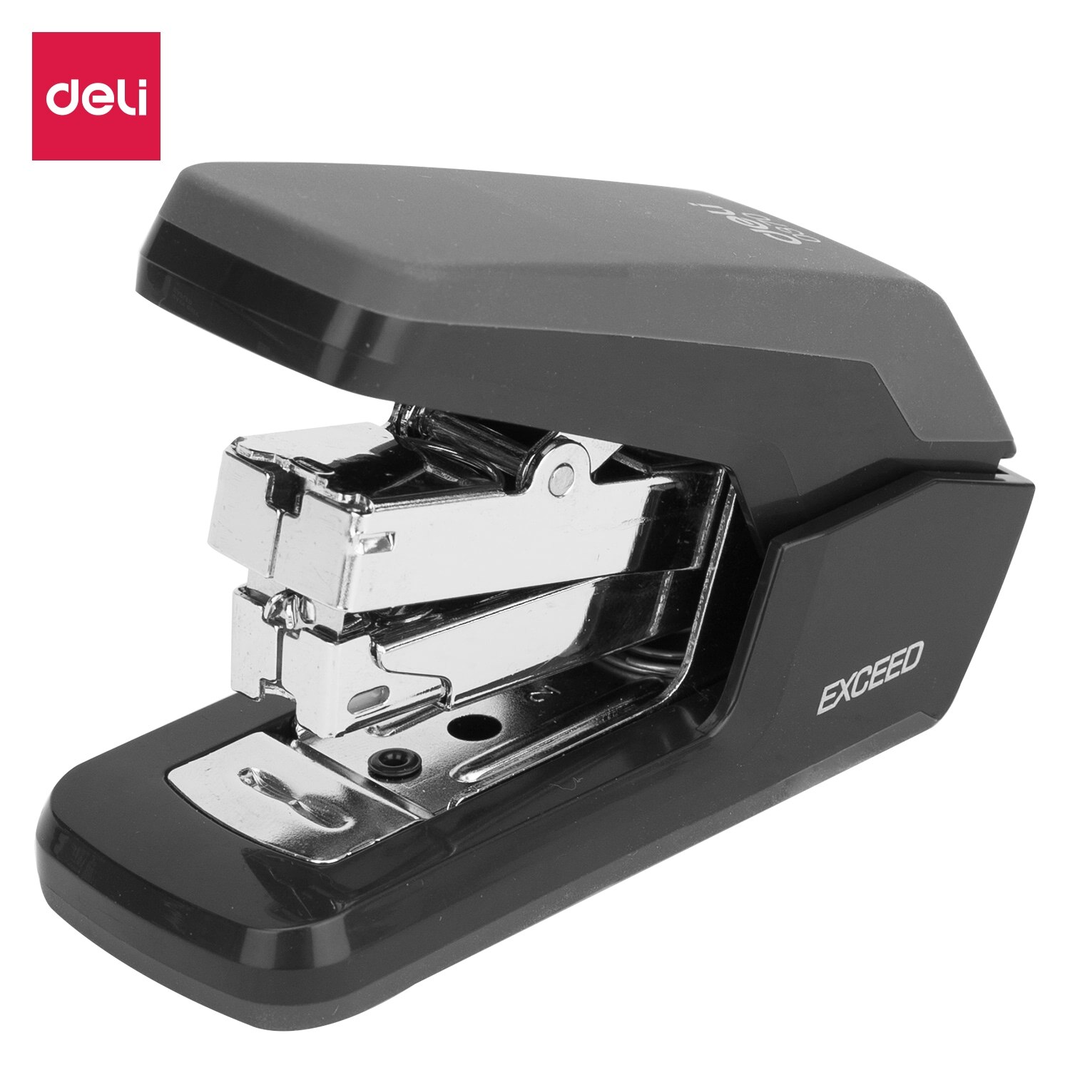 DELI 0370 Effortless Stapler 25 Sheets staple Power saving paper stapling machine desktop School Office Supplies stationery