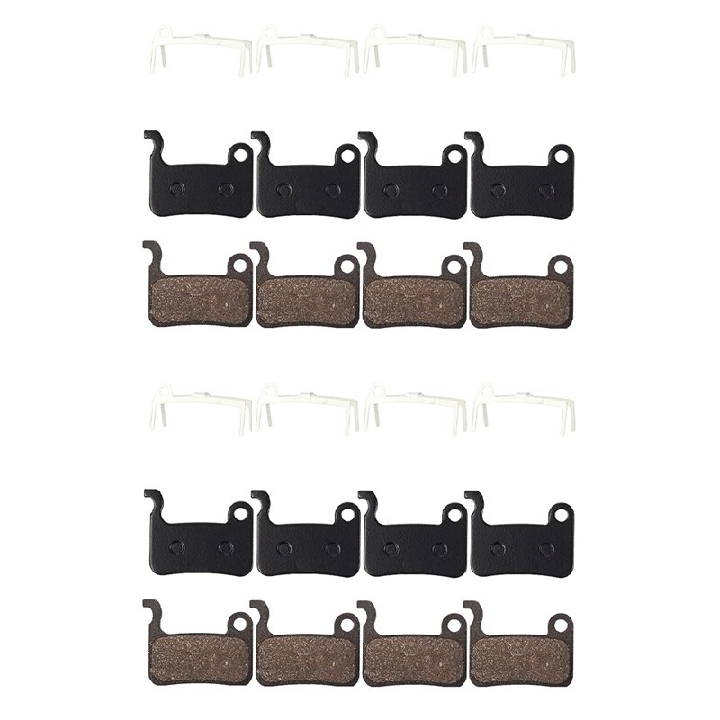8 paar mtb-fahrrad-scheibenbremsbeläge aus harz für shimano deore  m596 m595 m535 slx  m665 xt m775/776/765 xt/ r  m975 m966 m965: Default Title