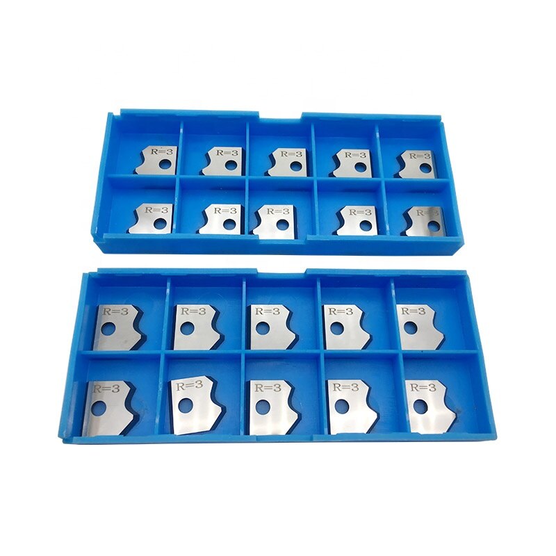 Carbide Fine Trimming Cutter Knives Cutter Inserts Profile Trimming Blade for Woodworking Edge Banding Machine