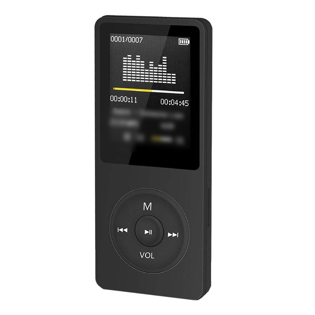 Tragbarer MP3-Player mit LCD-Bildschirm FM-Radio Video HiFi MP4-Player Filme E-Books Musik-Player eingebautes Mikrofon Drops hipping